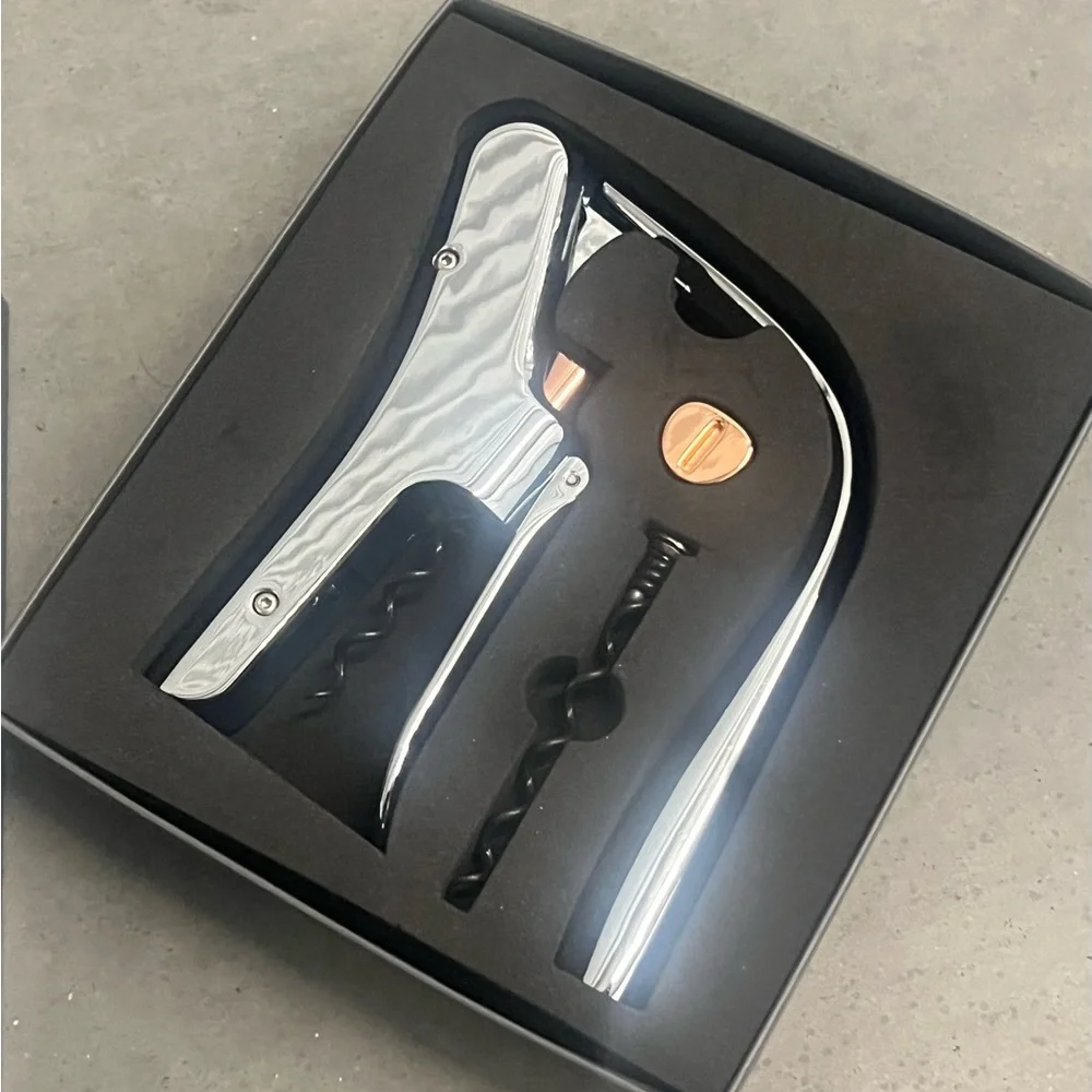 Williams Sonoma Lever Wine Opener Set in Box NWT